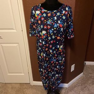 LulaRoe bodycon dress size 2xl